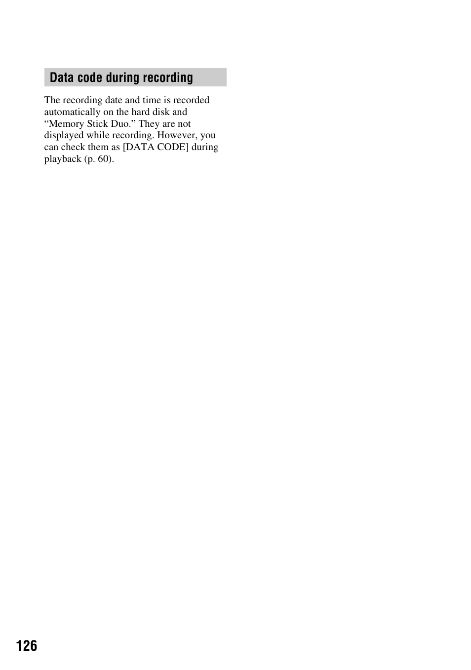 Sony DCR-SR300C User Manual | Page 126 / 131