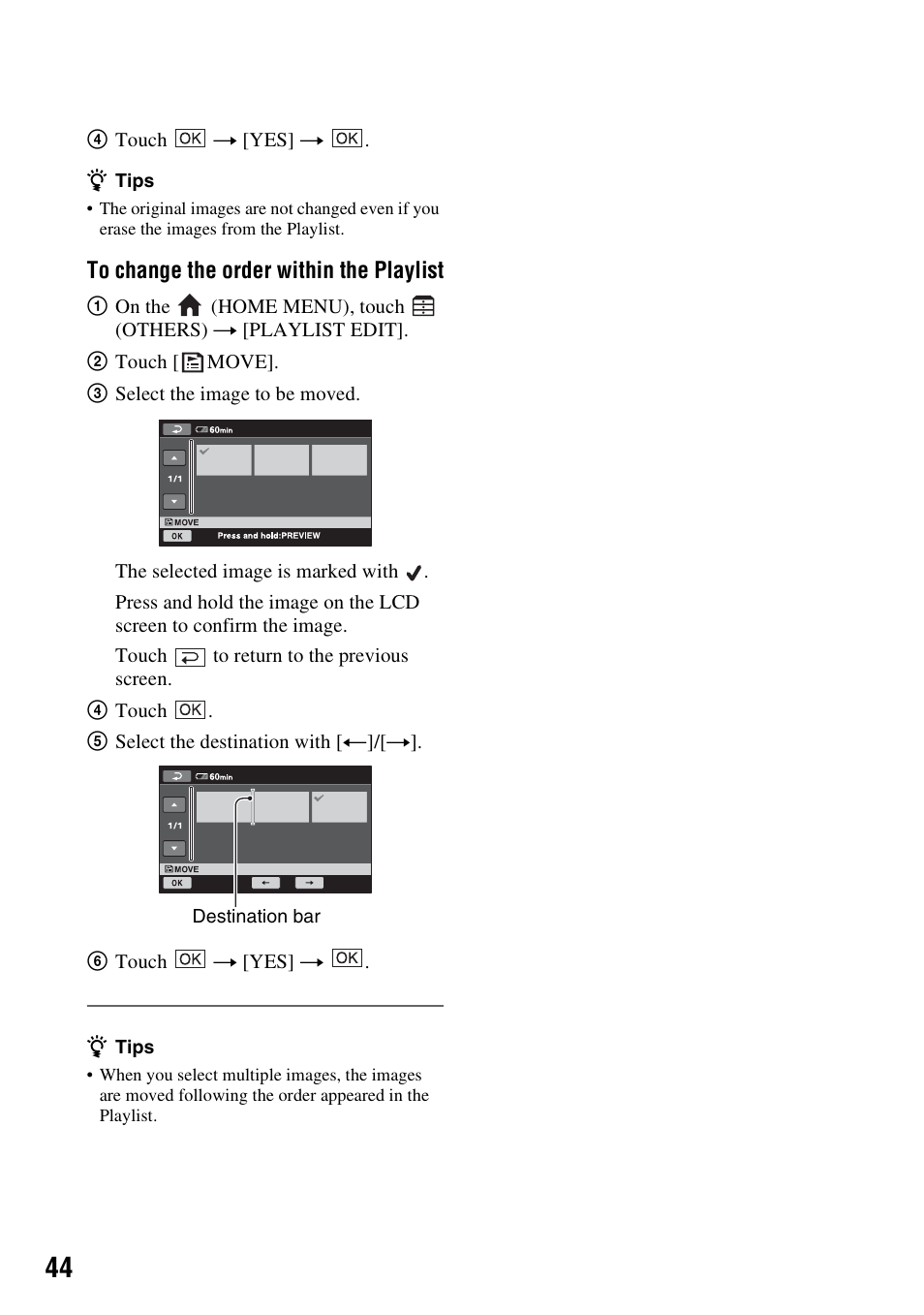 Sony DCR-SR300C User Manual | Page 44 / 131