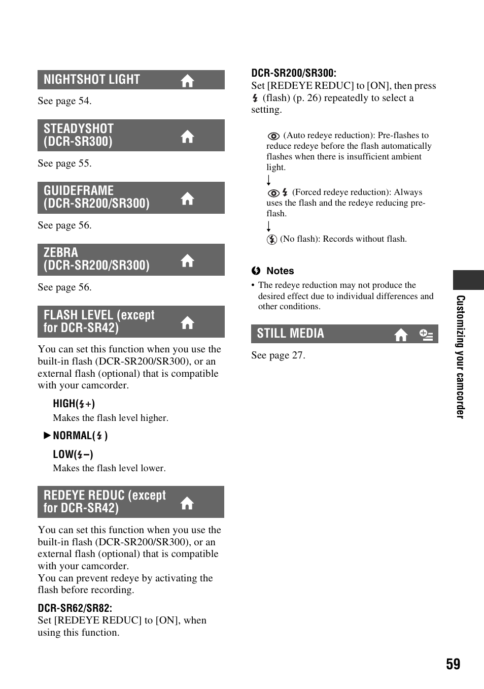 Sony DCR-SR300C User Manual | Page 59 / 131