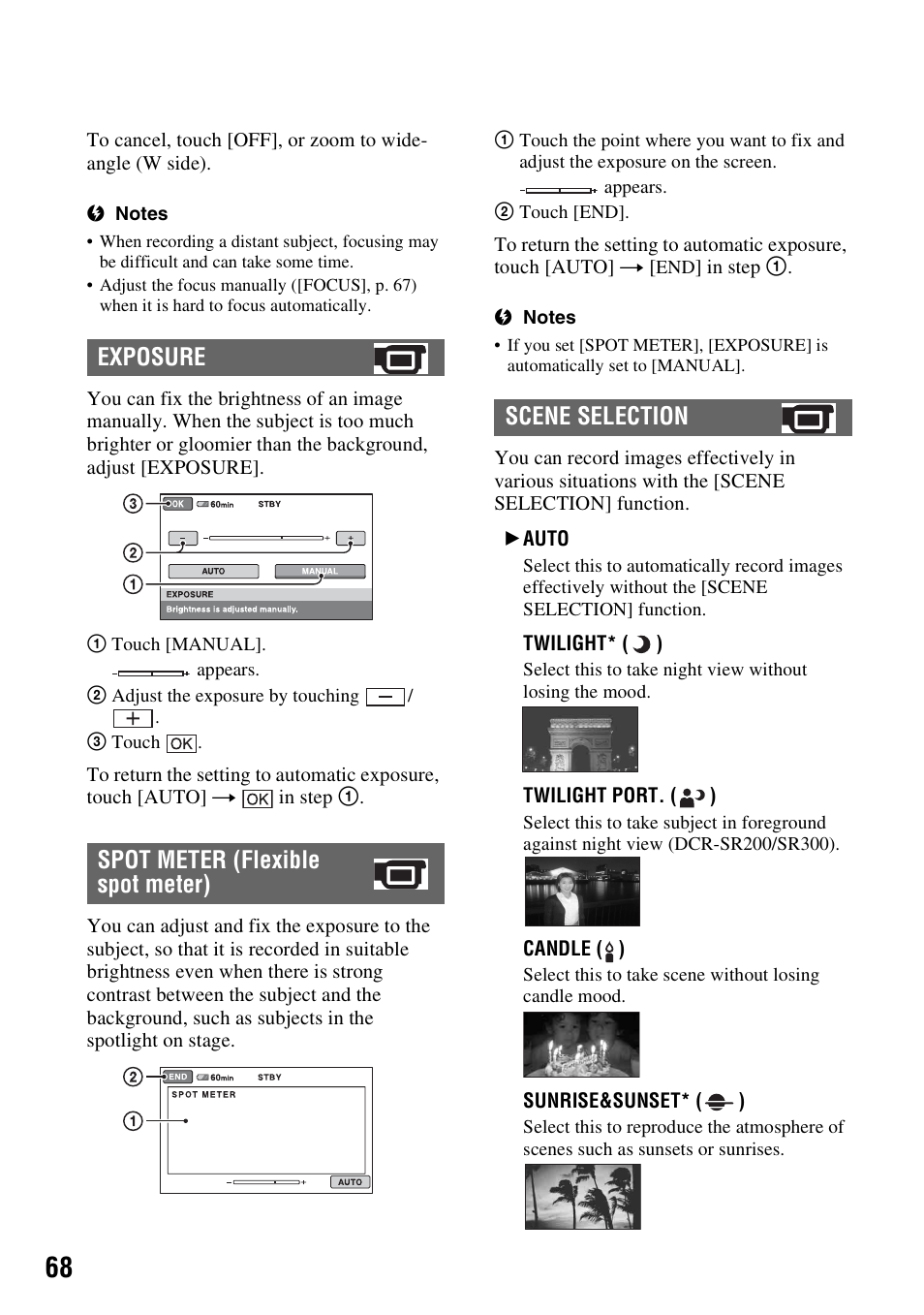 Sony DCR-SR300C User Manual | Page 68 / 131