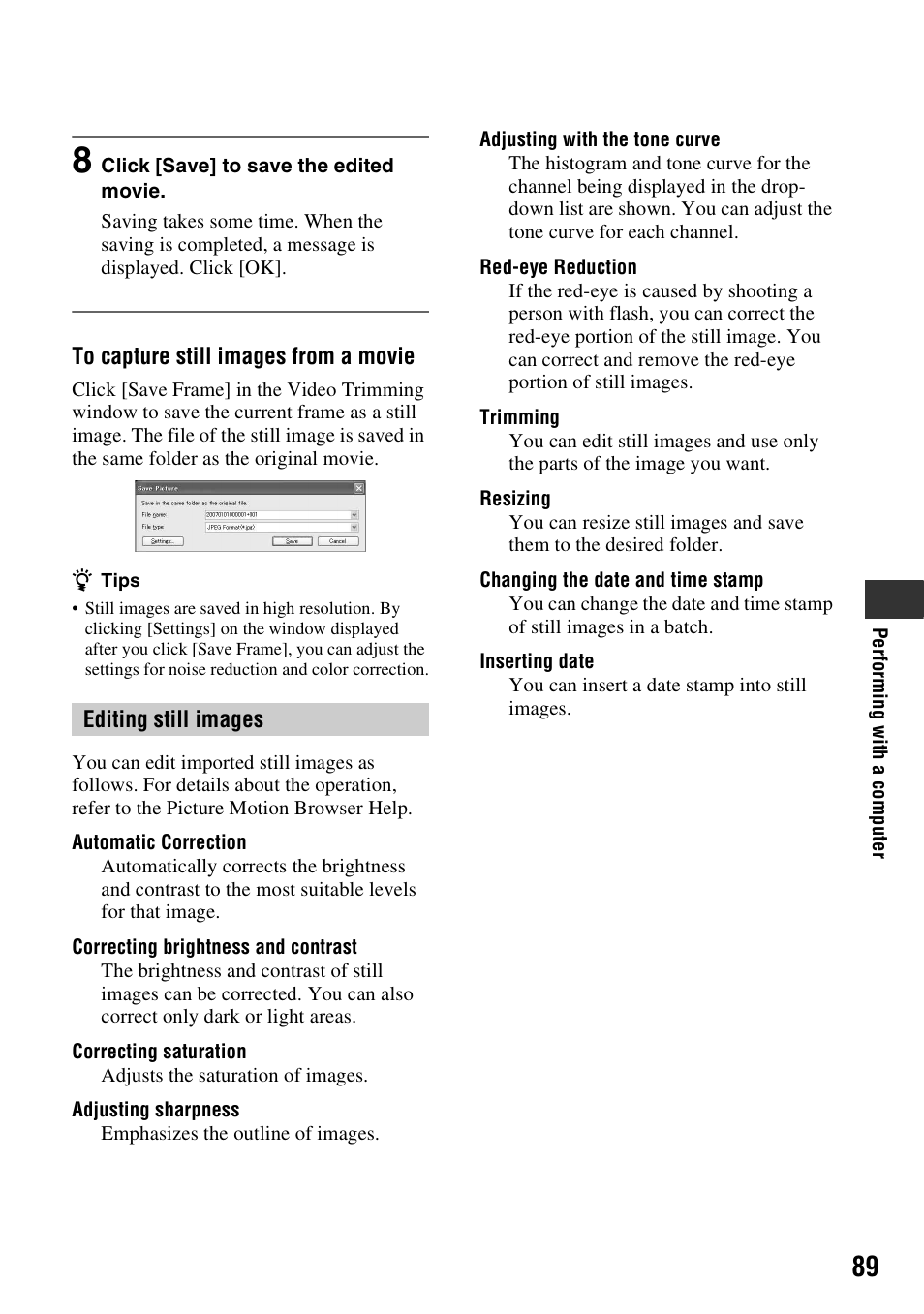 Sony DCR-SR300C User Manual | Page 89 / 131