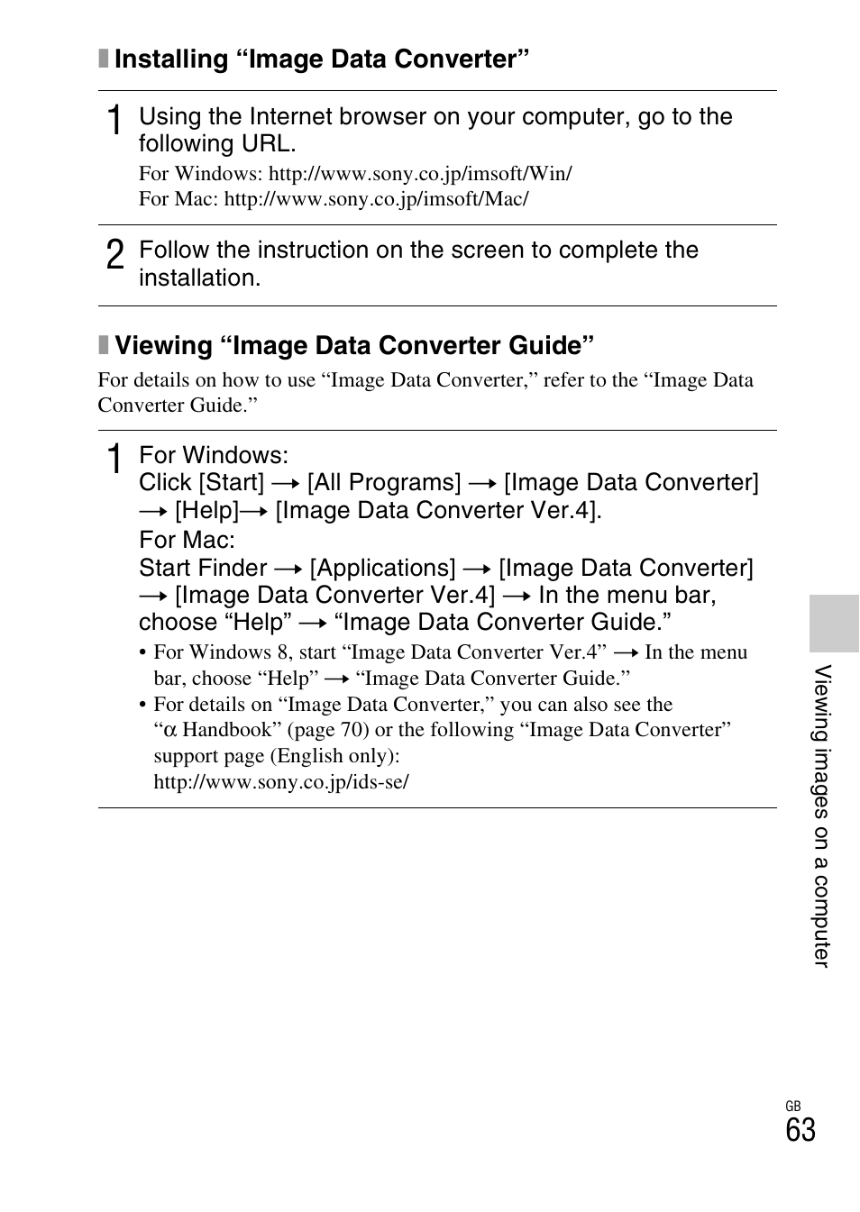 Sony NEX-3NL User Manual | Page 63 / 88