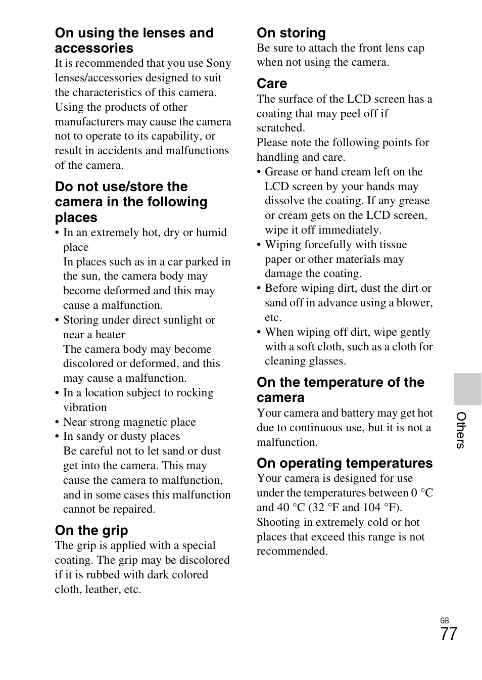 Sony NEX-3NL User Manual | Page 77 / 88