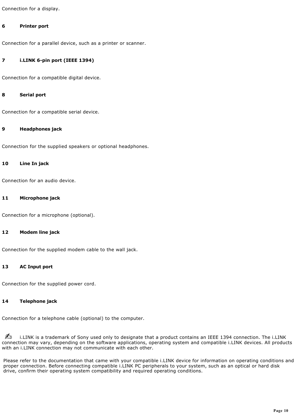 Sony PCV-RX741 User Manual | Page 10 / 80