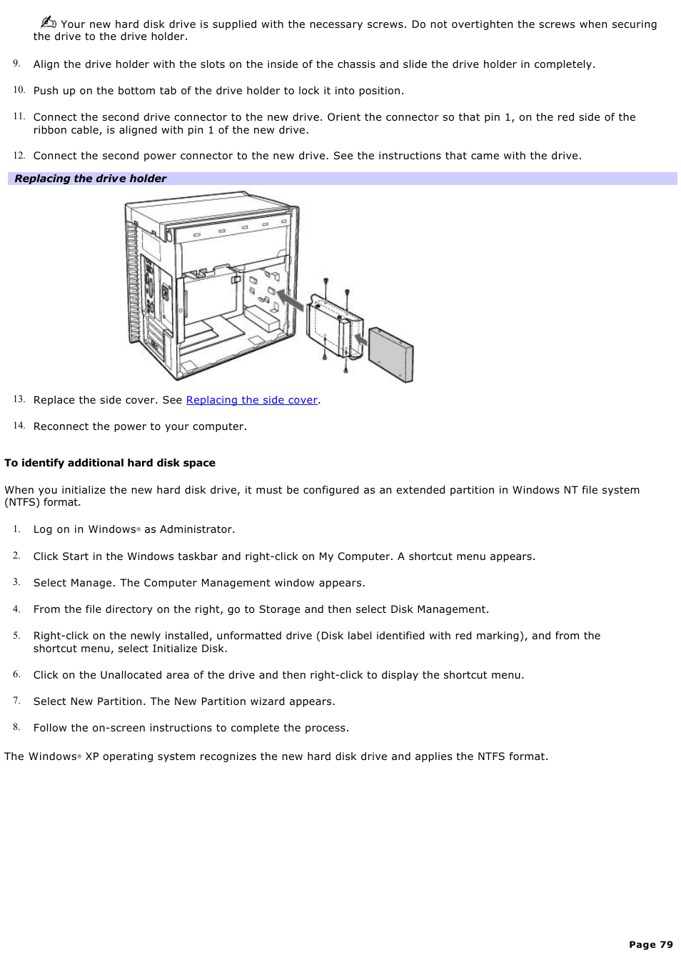 Sony PCV-RX741 User Manual | Page 79 / 80