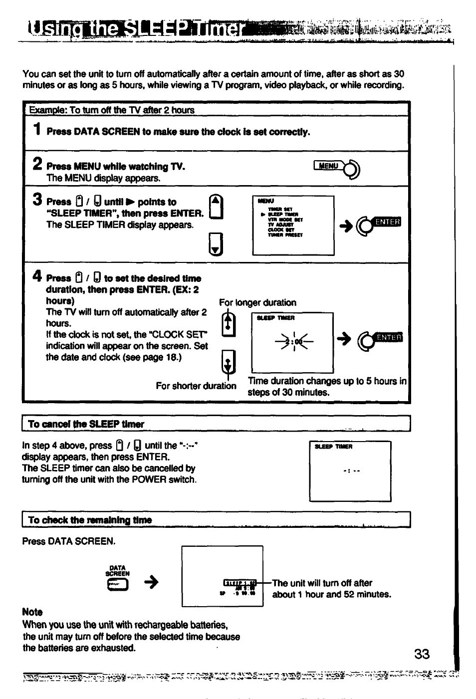 Note | Sony GV-500 User Manual | Page 33 / 84