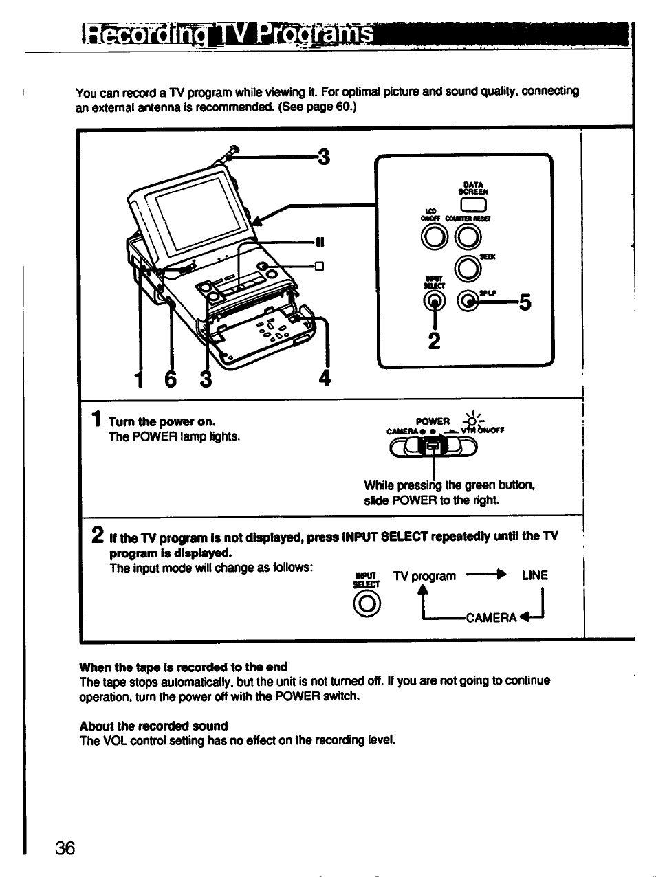 Sony GV-500 User Manual | Page 36 / 84