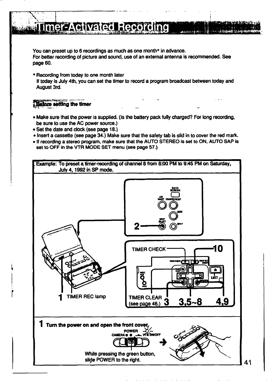 U. cd | Sony GV-500 User Manual | Page 41 / 84