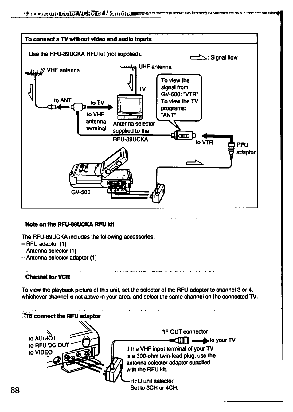 Sony GV-500 User Manual | Page 68 / 84