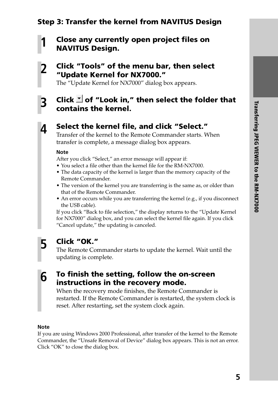 Sony RM-NX7000 User Manual | Page 5 / 12