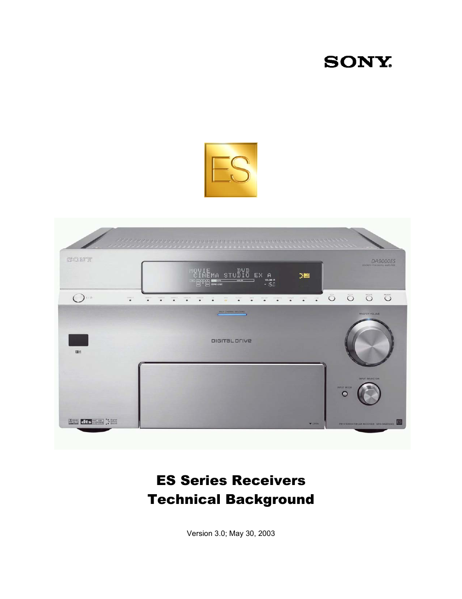 Sony STR-DA1000ES User Manual | 33 pages