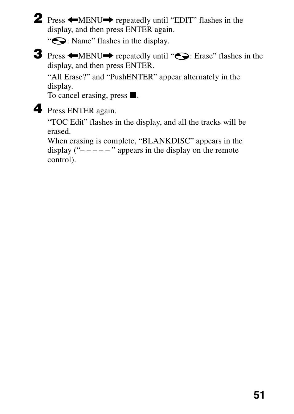 Sony MZ-G750 User Manual | Page 51 / 76