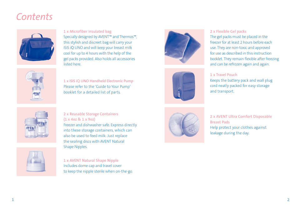 Avent ISIS iQ UNO User Manual | Page 2 / 5