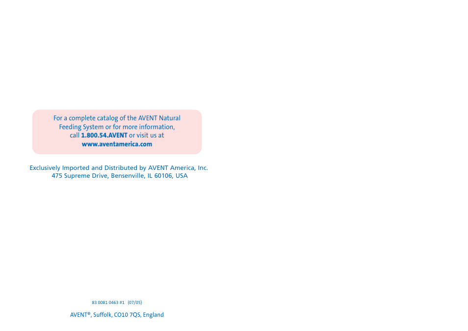 Avent ISIS iQ UNO User Manual | Page 5 / 5
