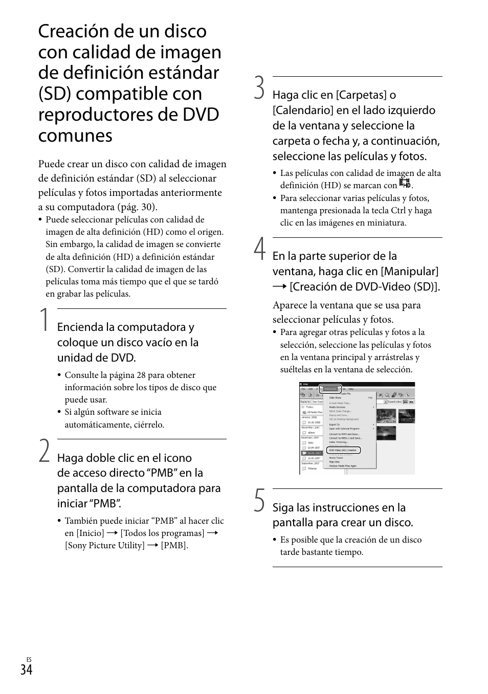 Con reproductores de dvd comunes | Sony HDR-XR100 User Manual | Page 98 / 130