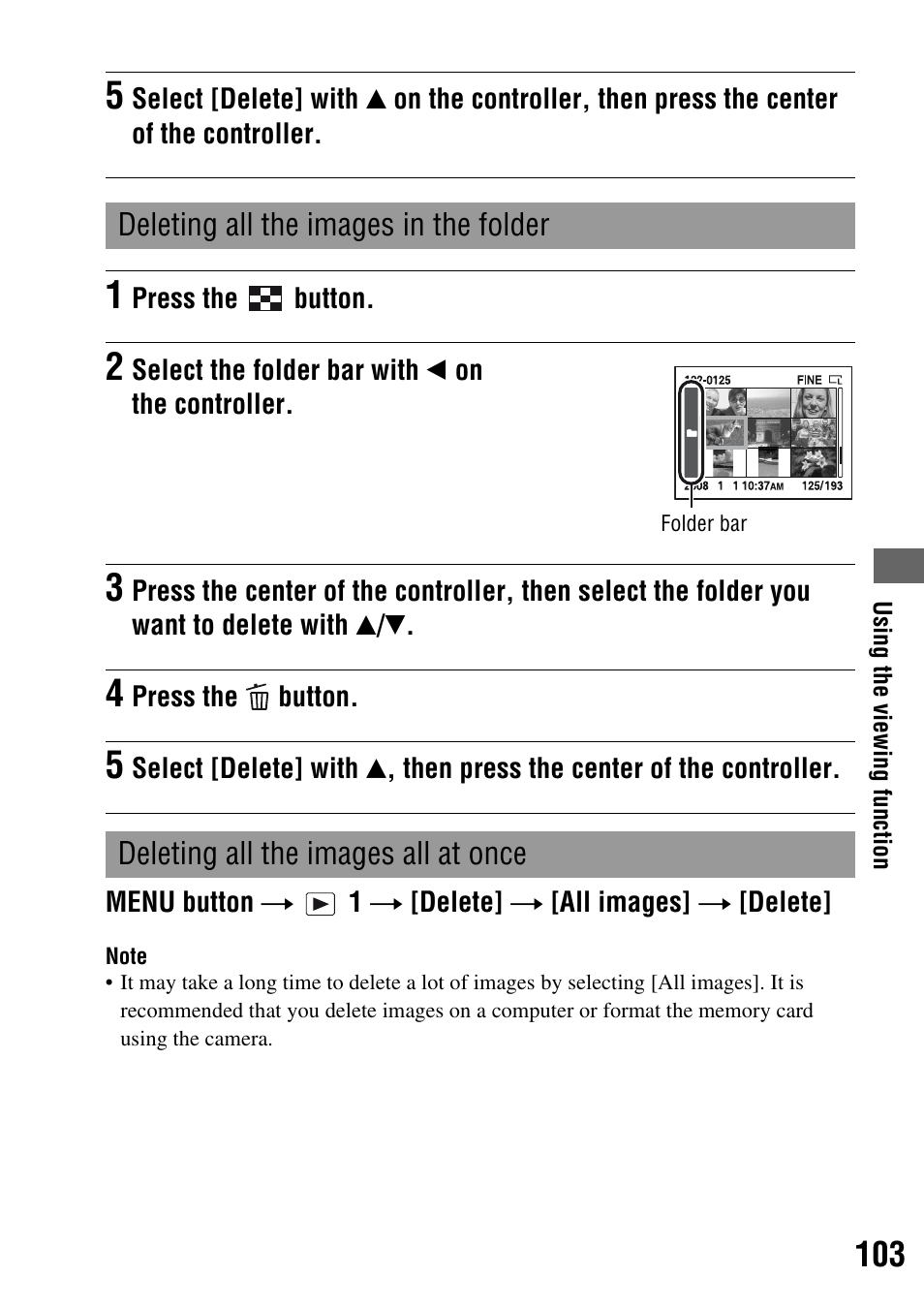 Sony DSLR-A200K User Manual | Page 103 / 158