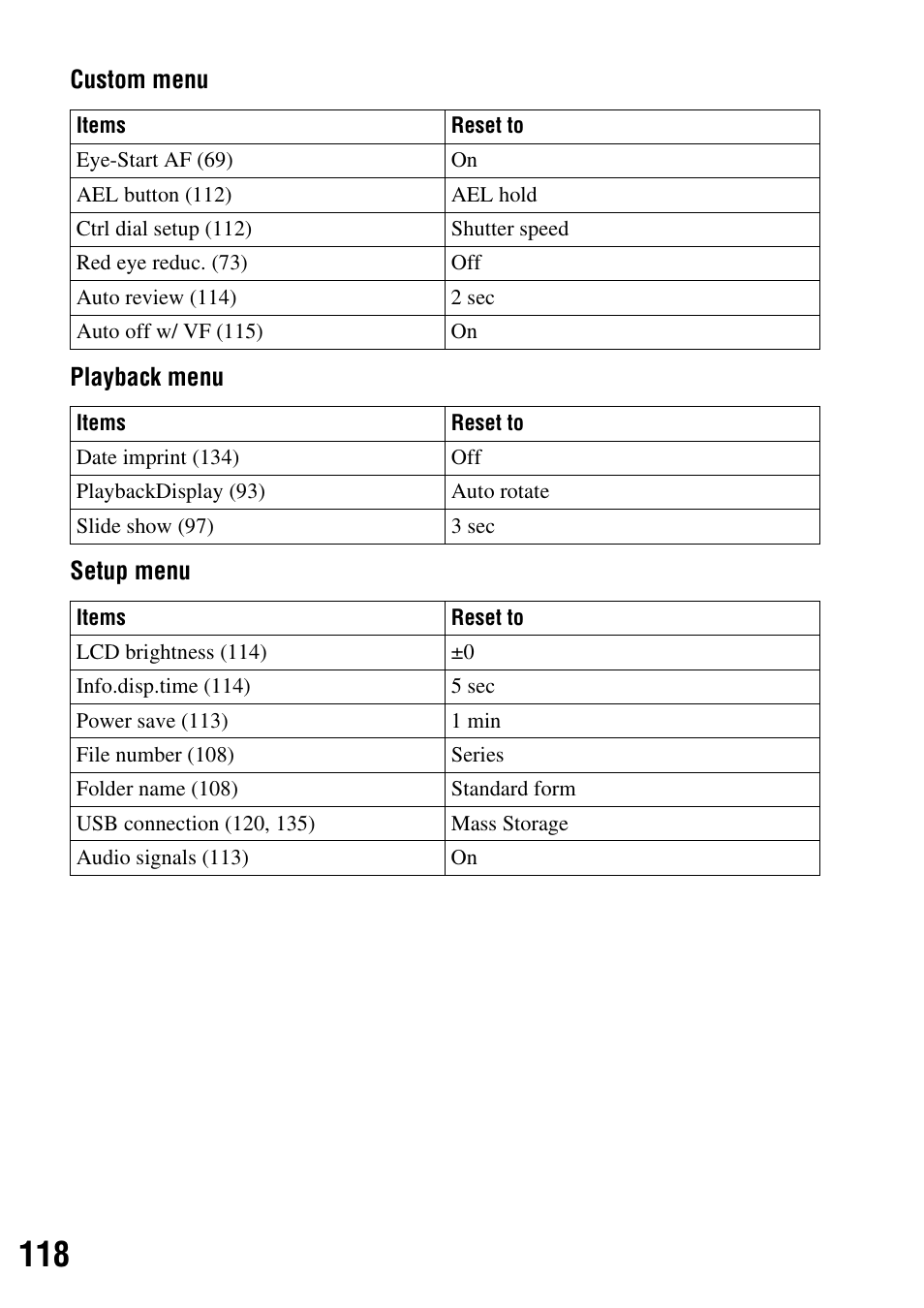 Sony DSLR-A200K User Manual | Page 118 / 158