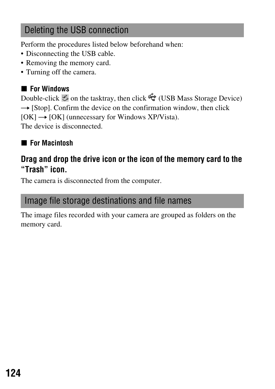 Sony DSLR-A200K User Manual | Page 124 / 158