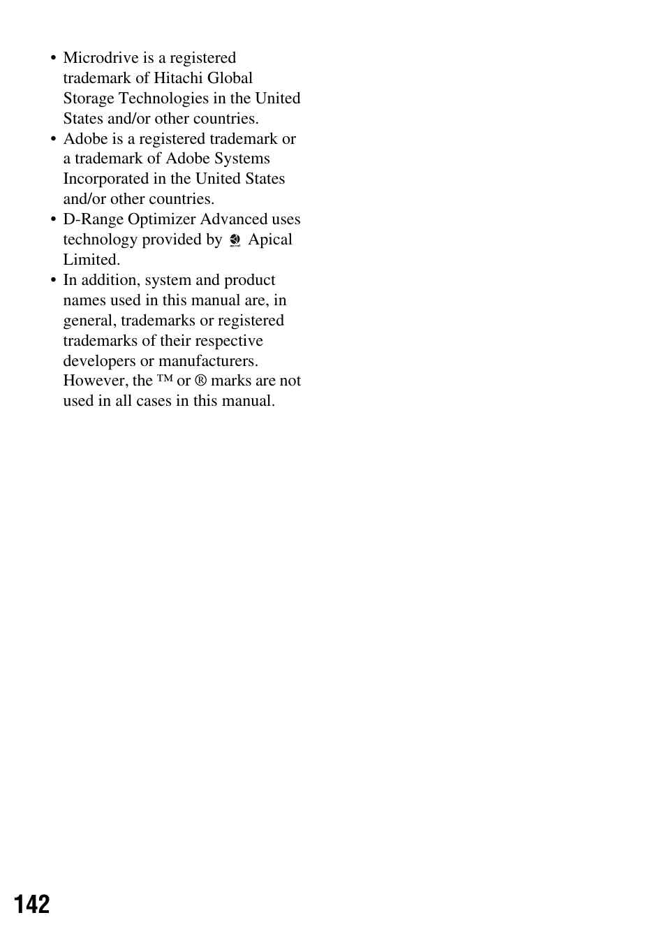 Sony DSLR-A200K User Manual | Page 142 / 158
