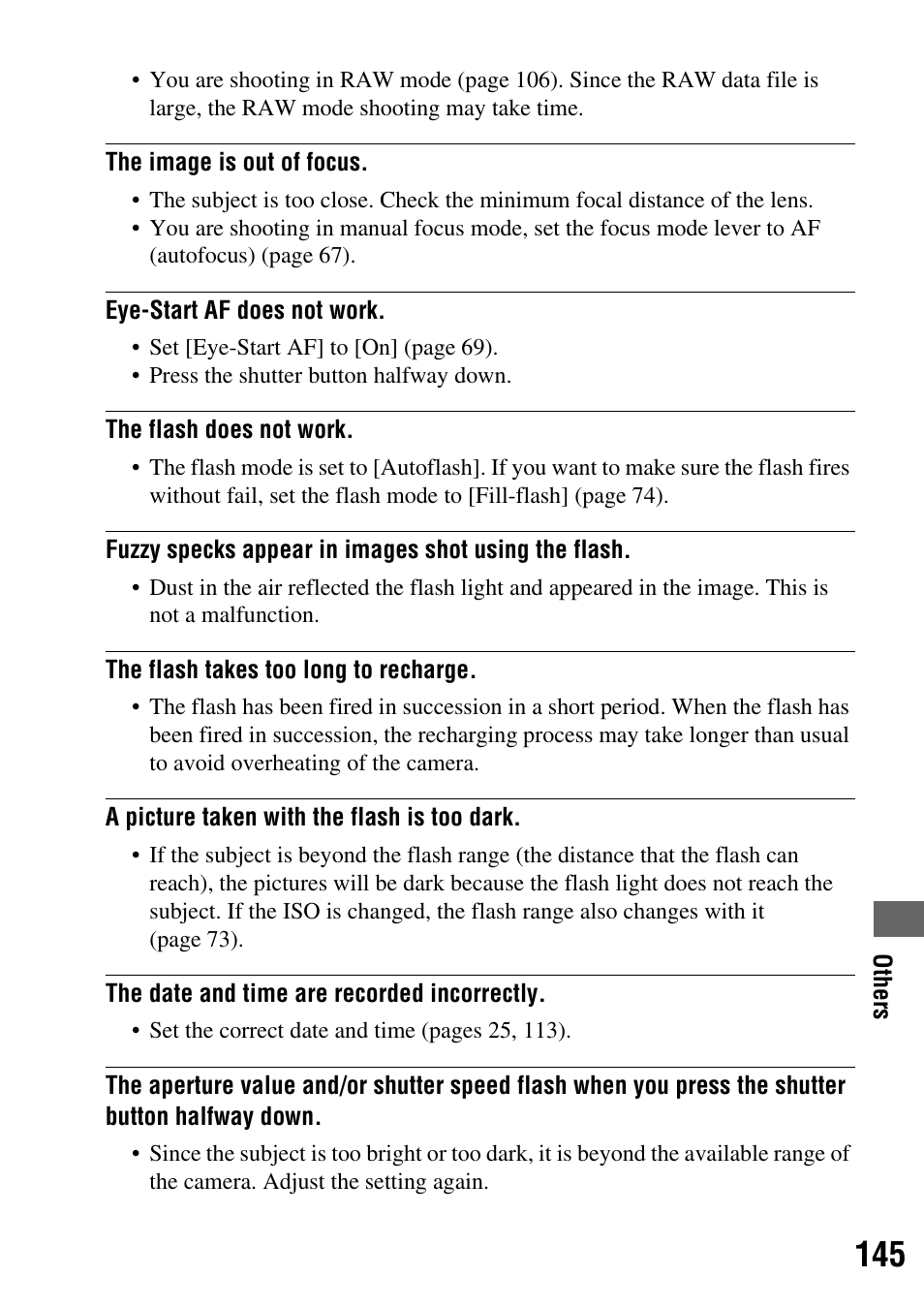Sony DSLR-A200K User Manual | Page 145 / 158