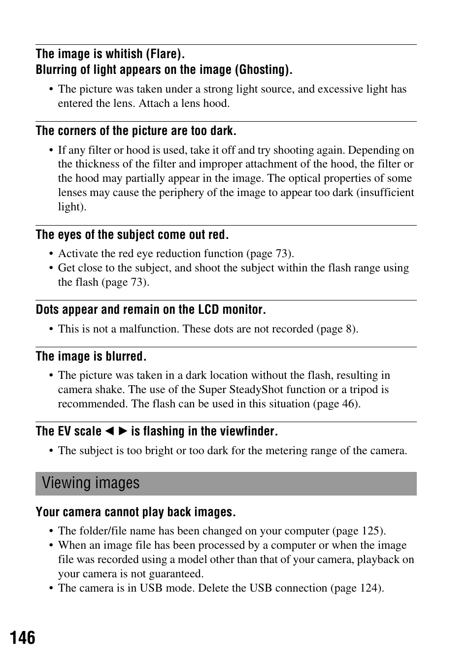 Viewing images | Sony DSLR-A200K User Manual | Page 146 / 158