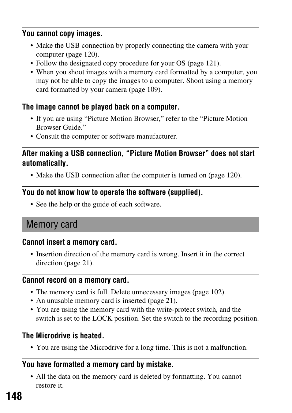 Sony DSLR-A200K User Manual | Page 148 / 158