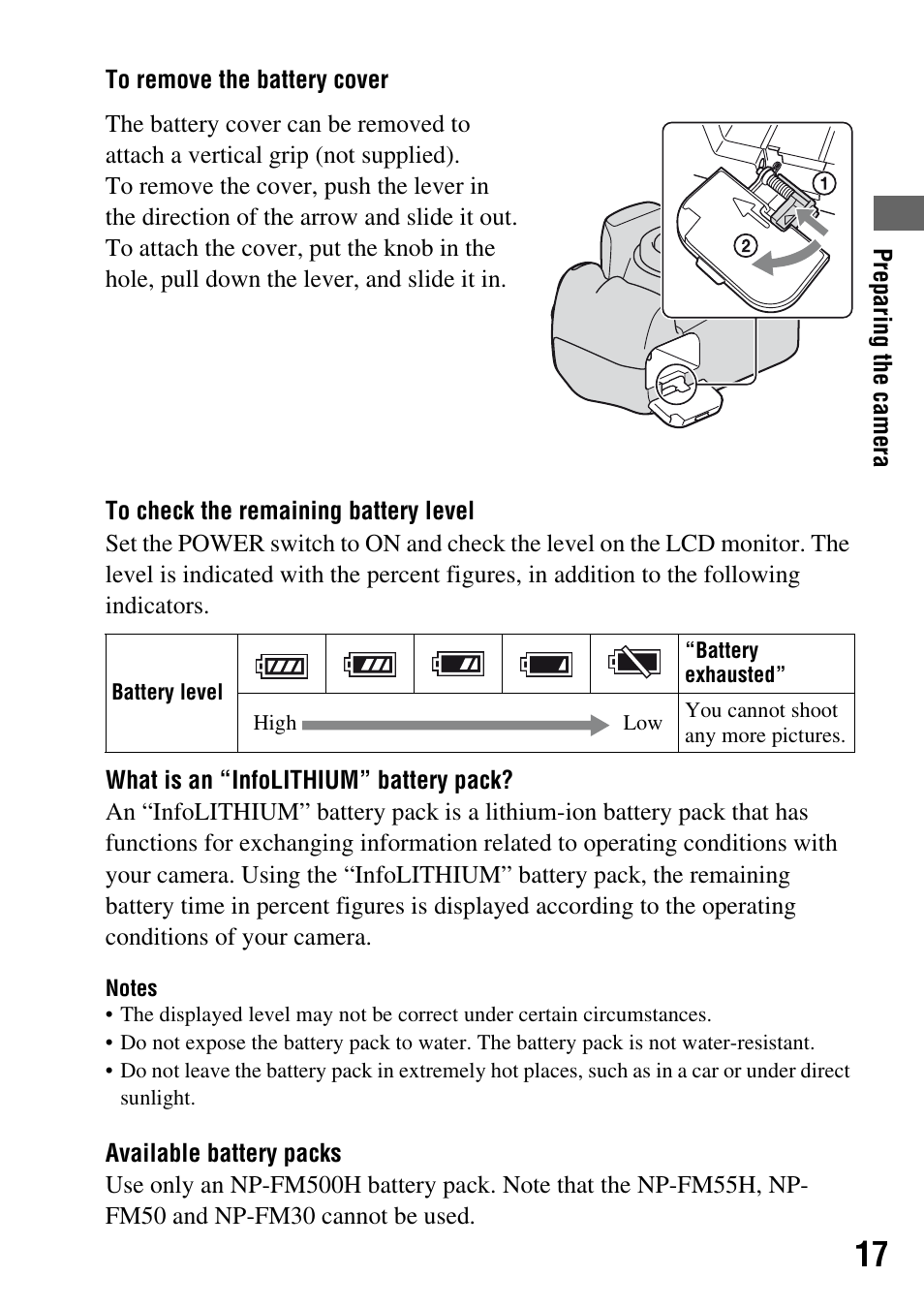 Sony DSLR-A200K User Manual | Page 17 / 158