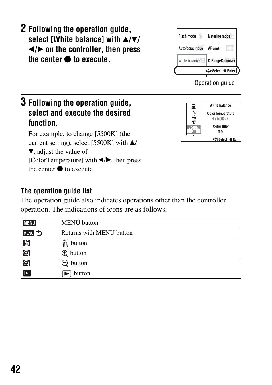 Sony DSLR-A200K User Manual | Page 42 / 158