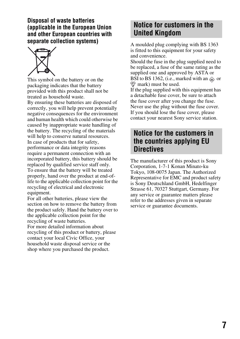 Sony DSLR-A200K User Manual | Page 7 / 158