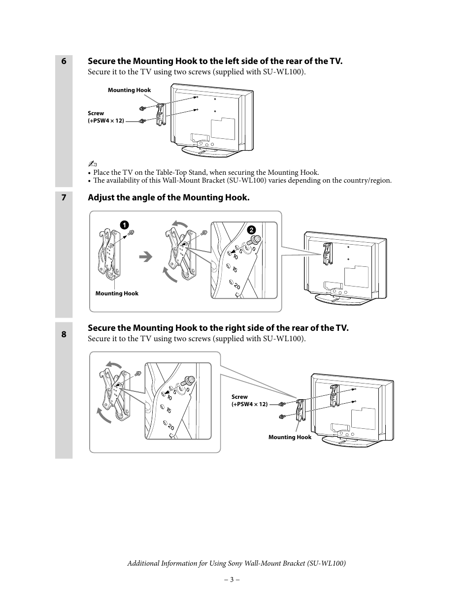 Sony KDL-22EX308 User Manual | Page 3 / 5