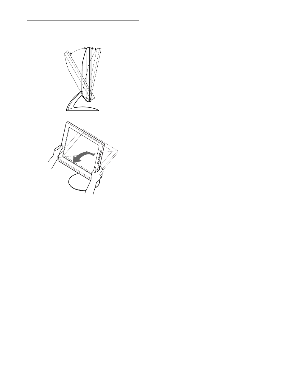 Adjusting the tilt, 10 adjusting the tilt | Sony SDM-S91 User Manual | Page 10 / 108