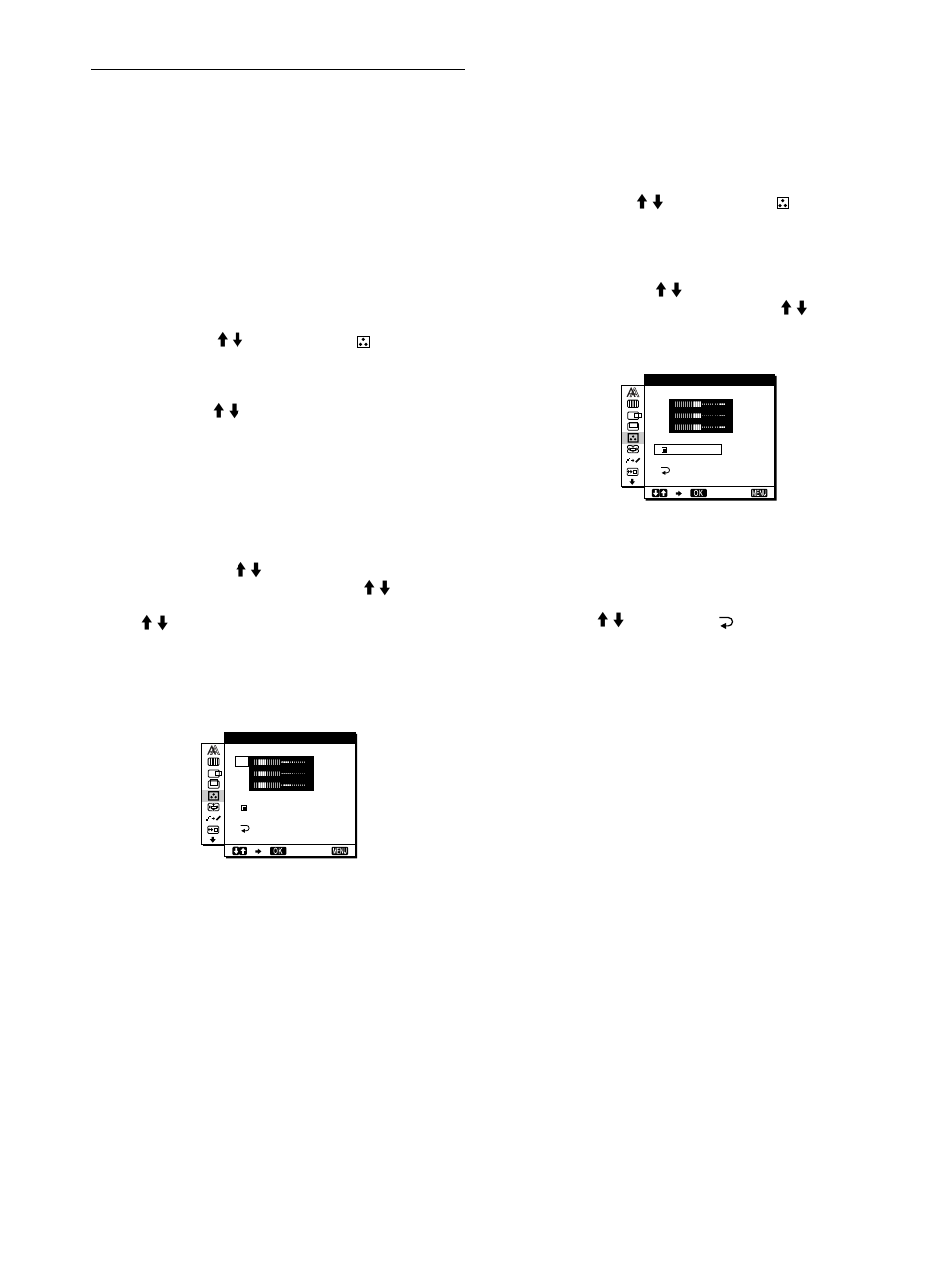 Regolazione della temperatura di colore (colore) | Sony SDM-S91 User Manual | Page 94 / 108