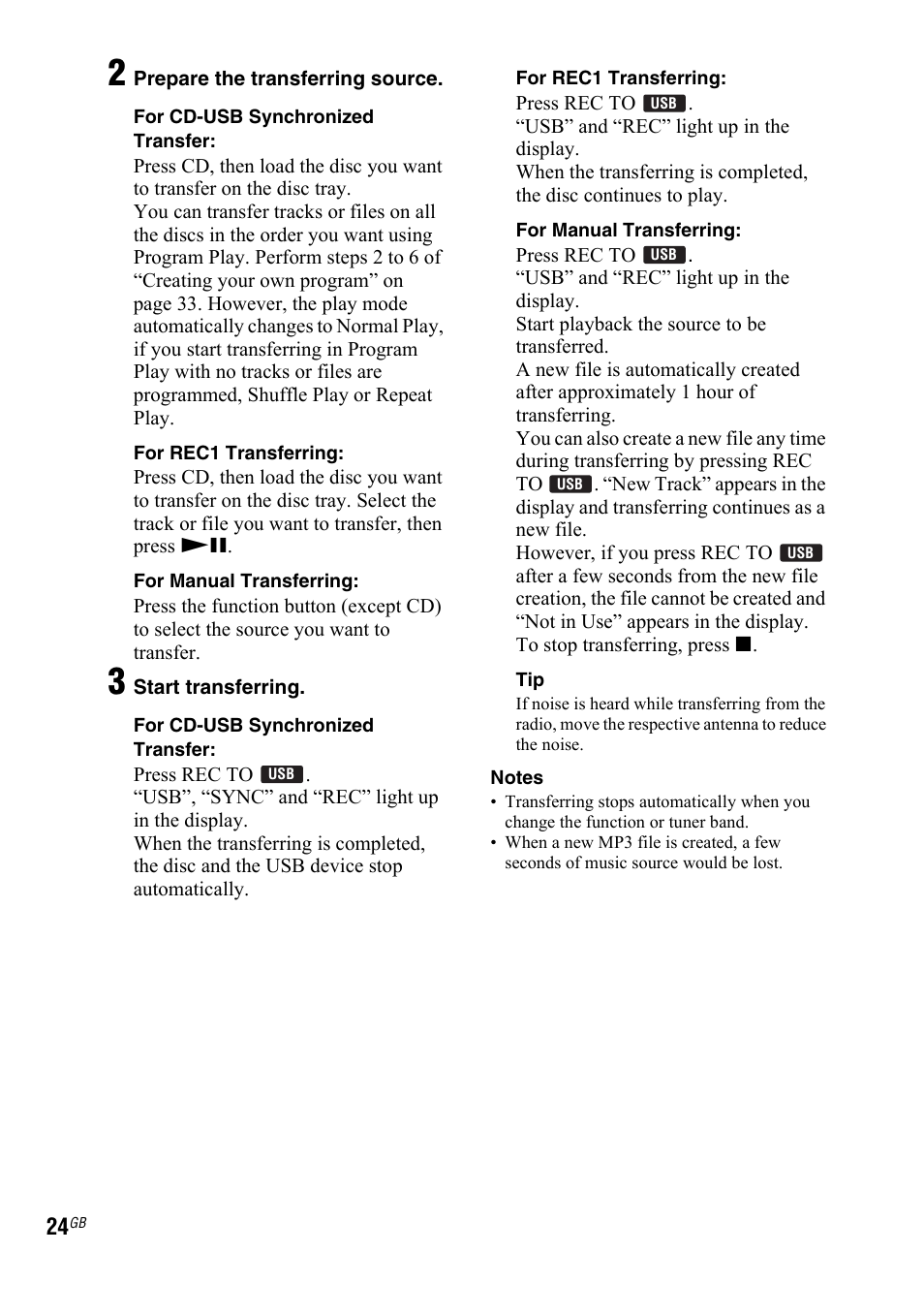 Sony LBT-ZTX7 User Manual | Page 24 / 60