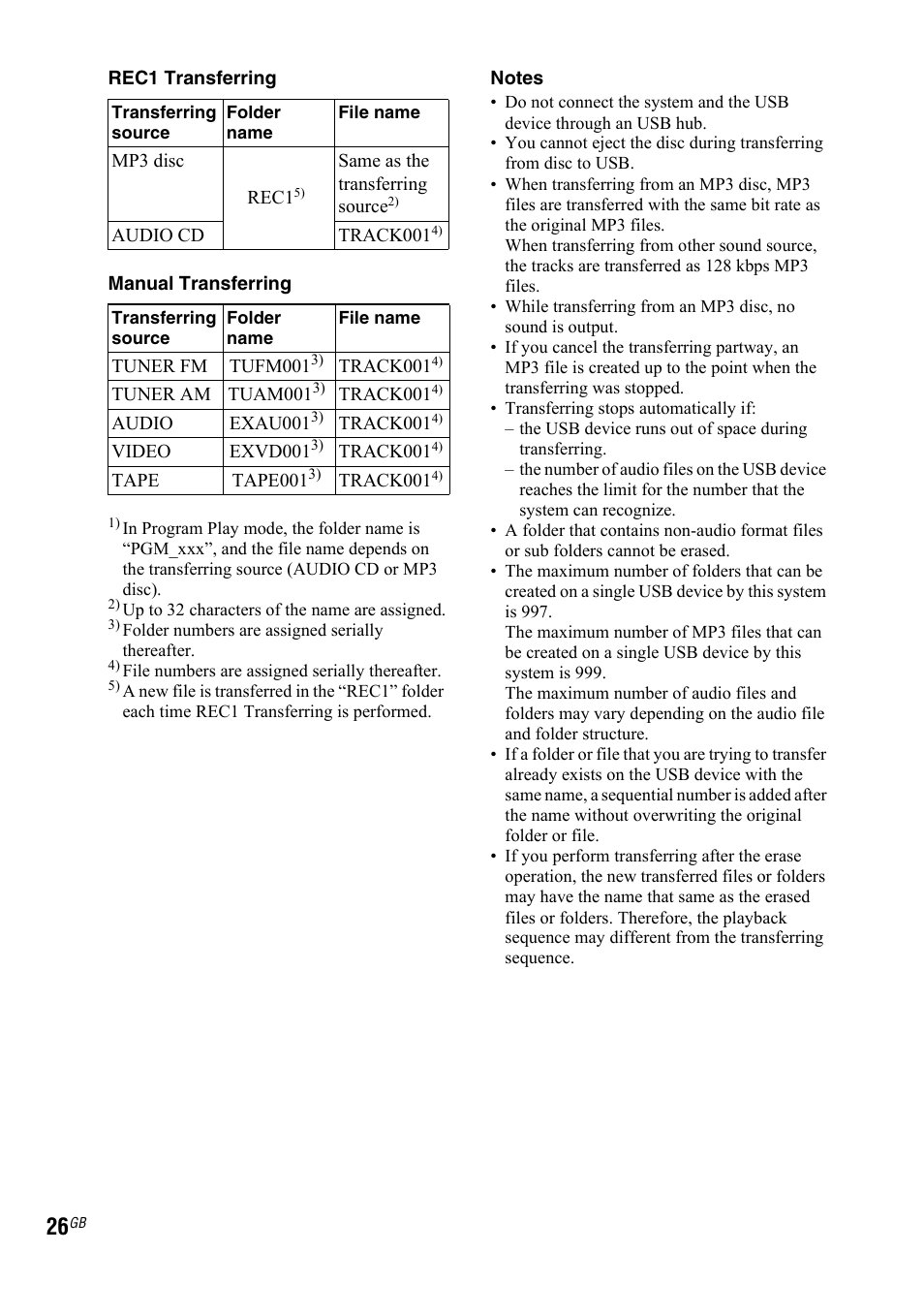 Sony LBT-ZTX7 User Manual | Page 26 / 60