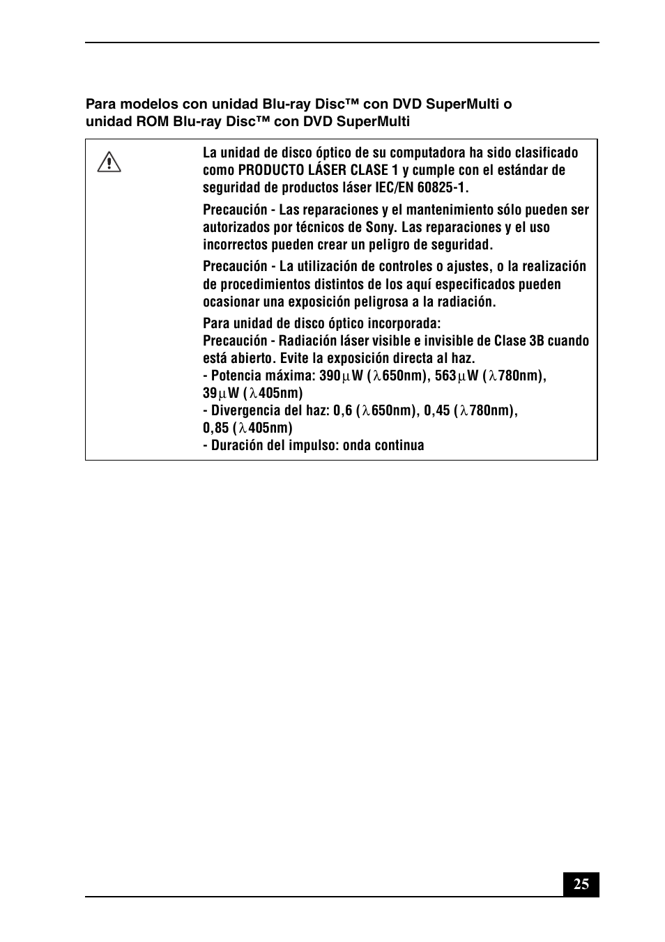 Sony VPCSB190X User Manual | Page 25 / 36