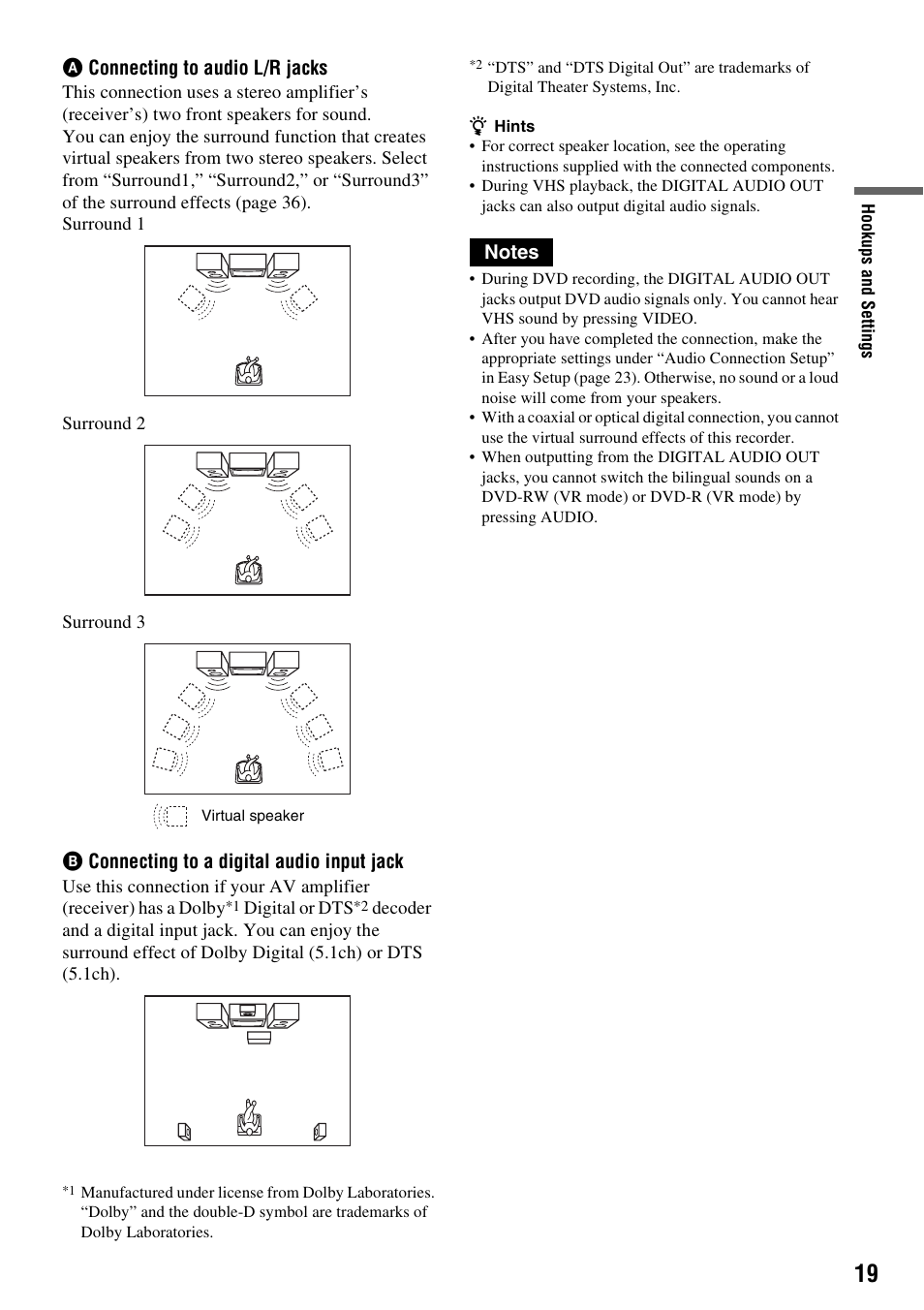 Sony RDR-VX530 User Manual | Page 19 / 132