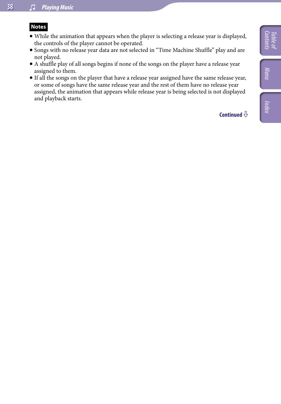 Sony NWZ-A728PNKBB User Manual | Page 38 / 133