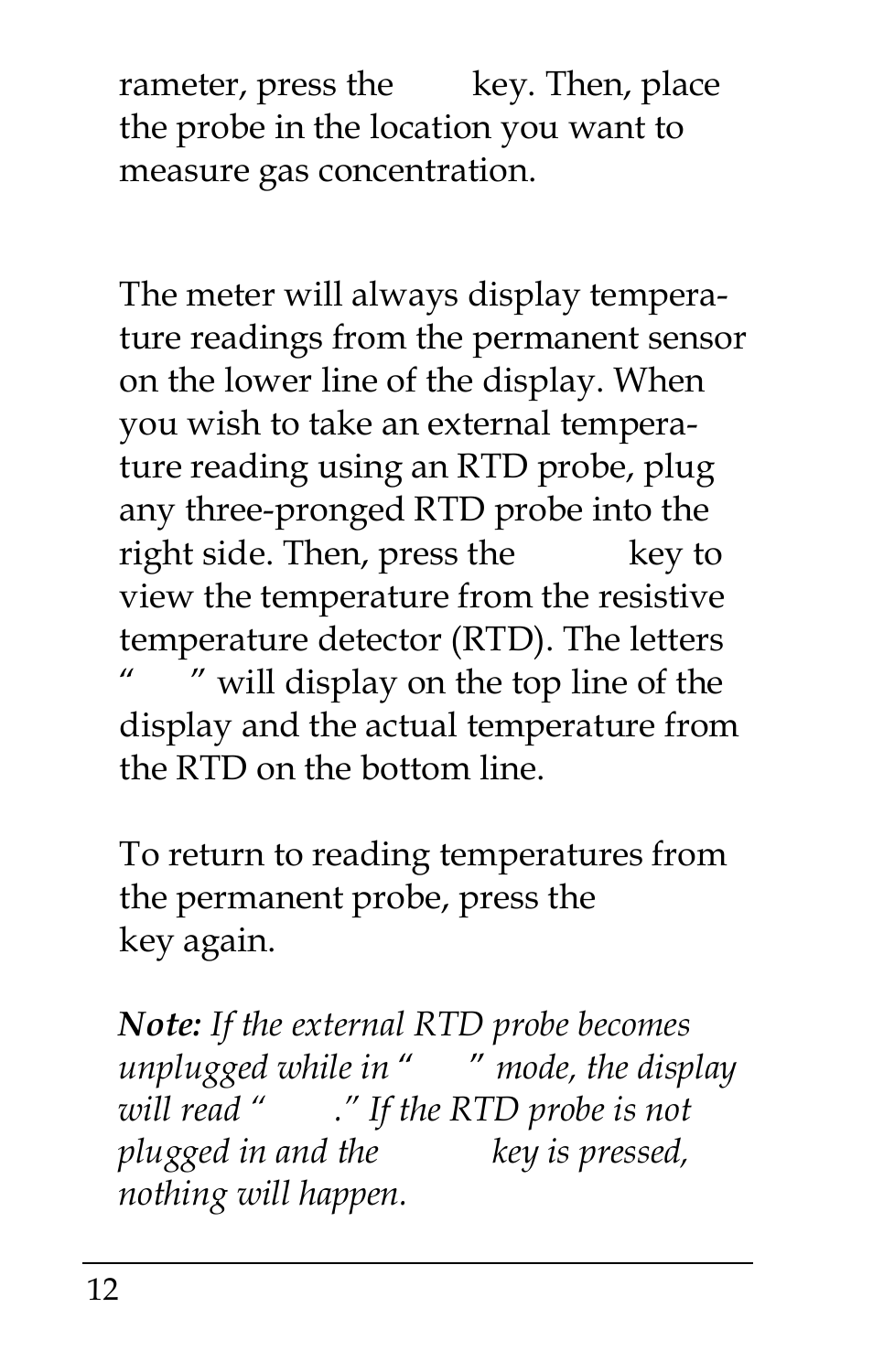 TSI IAQ50 User Manual | Page 12 / 40