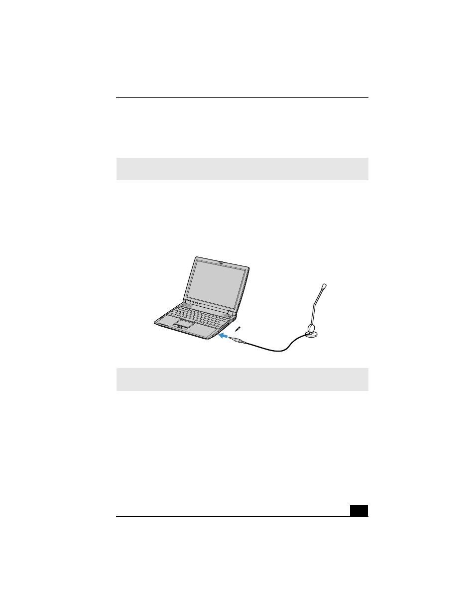 Connecting an external microphone | Sony PCG-R505JSK User Manual | Page 65 / 161