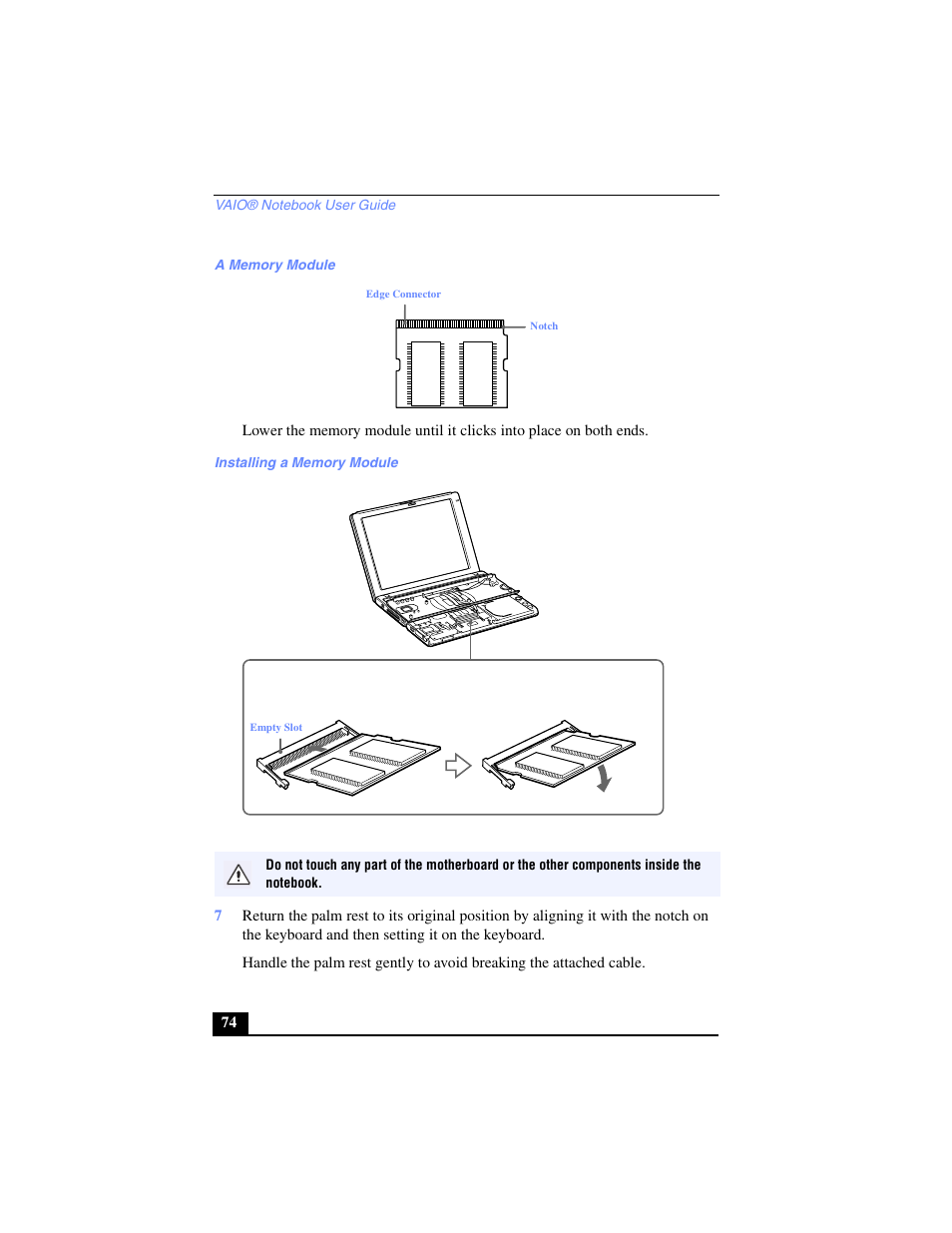 Sony PCG-SR33 User Manual | Page 74 / 139