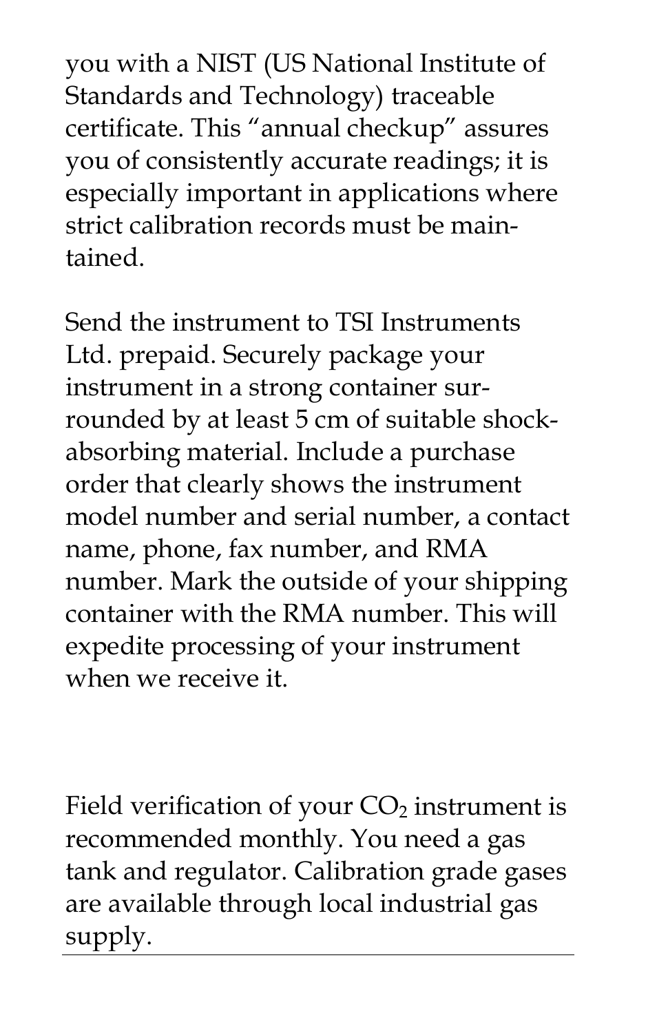 Field verification | TSI IAQ10 User Manual | Page 12 / 20