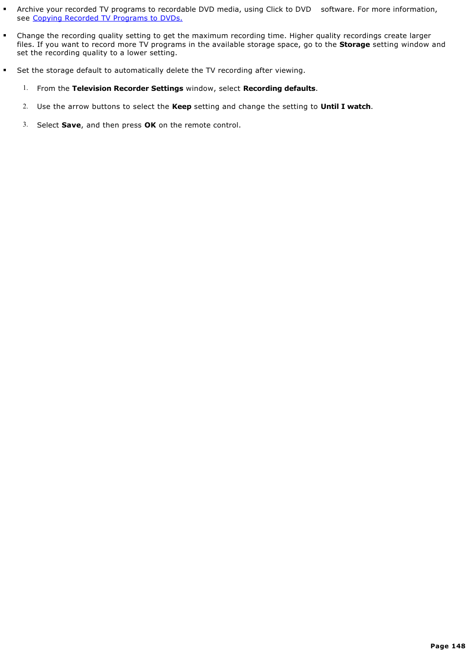 Sony VGC-RA910G User Manual | Page 148 / 254