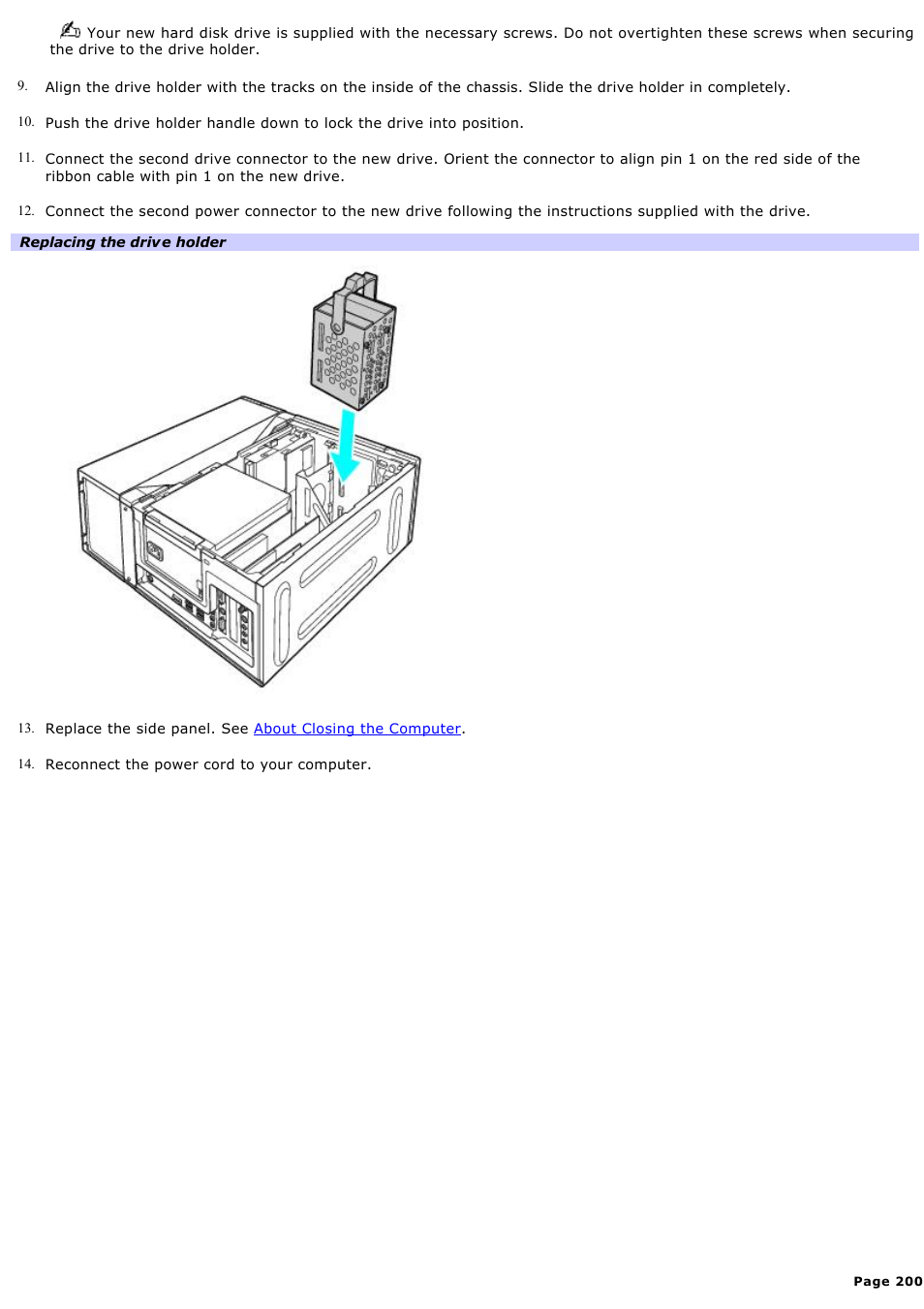 Sony VGC-RA910G User Manual | Page 200 / 254