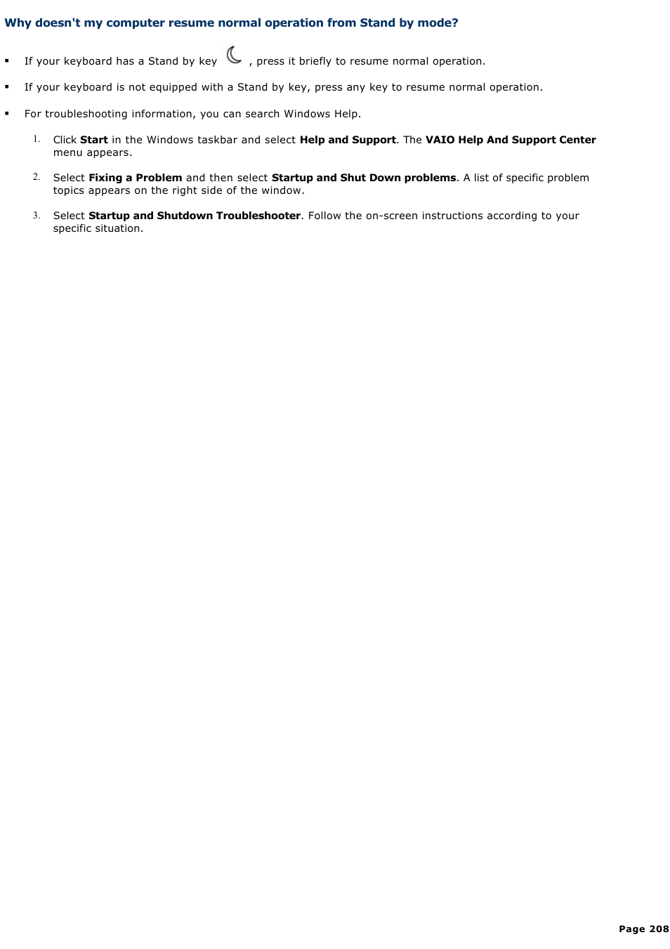Sony VGC-RA910G User Manual | Page 208 / 254