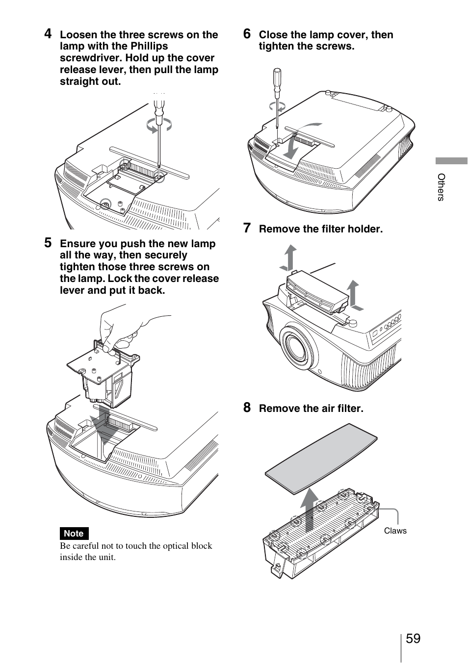 Sony VPL-5400ES User Manual | Page 59 / 80