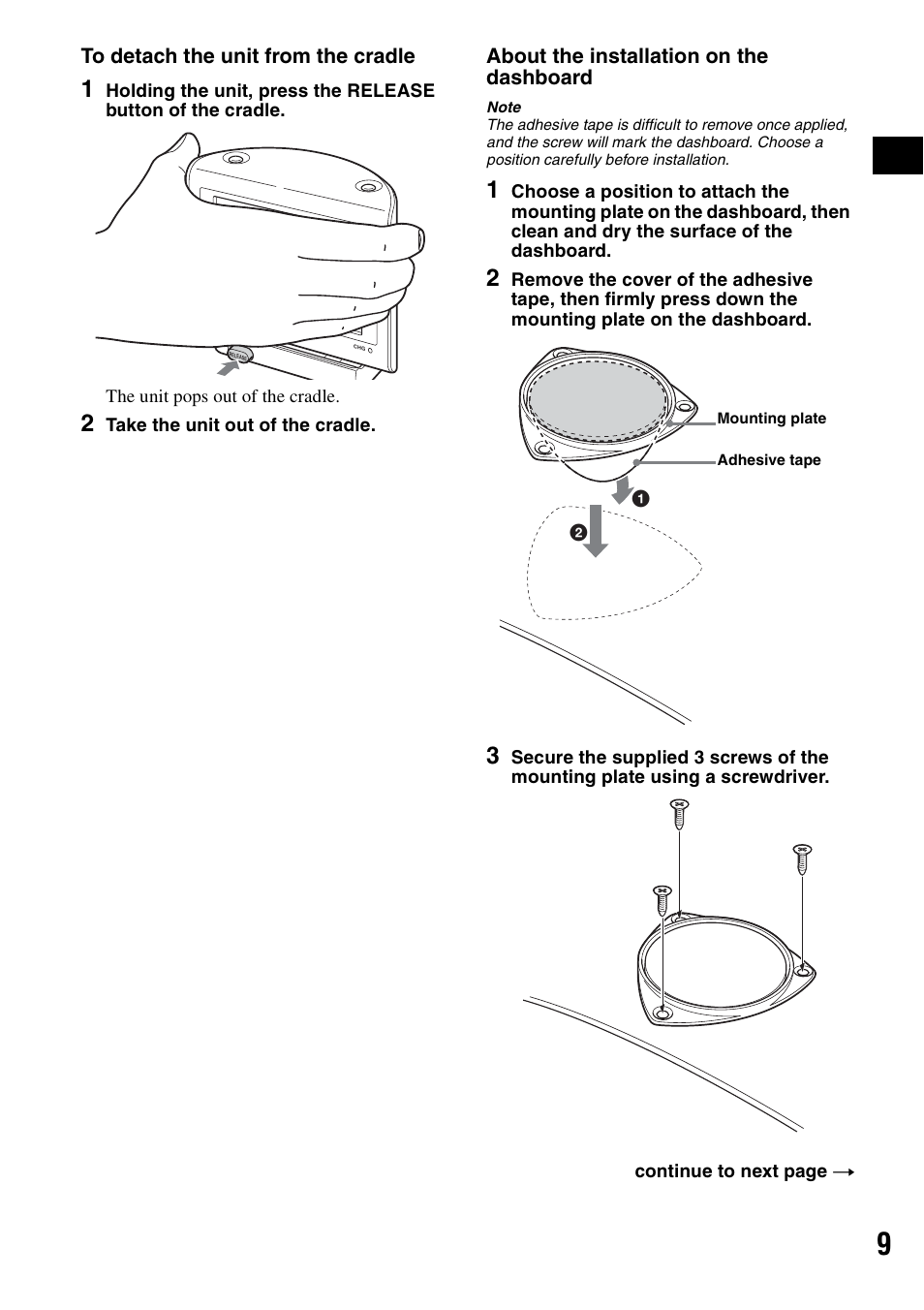 Sony NV-U70 User Manual | Page 9 / 68