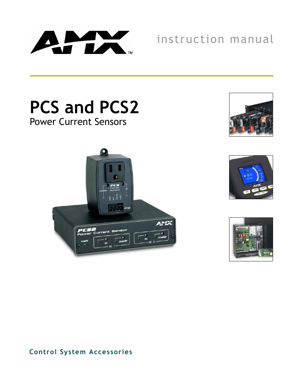 AMX Power Current Sensors PCS User Manual | 18 pages