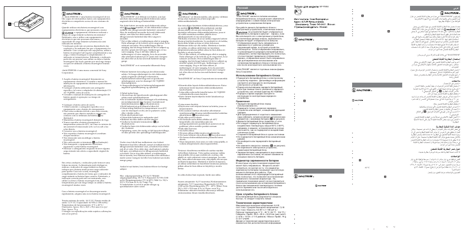 Sony ACC-FM50A User Manual | Page 2 / 2