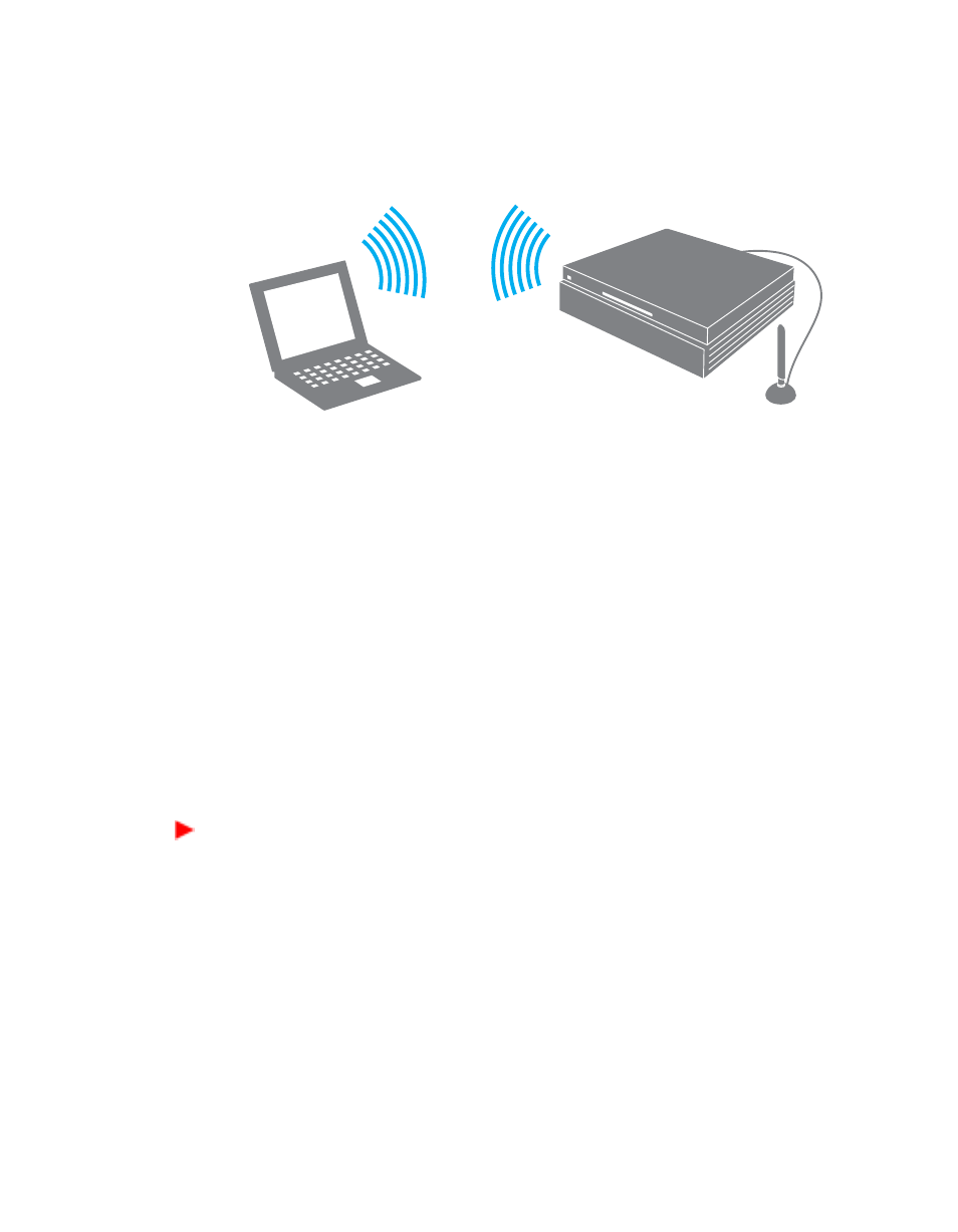 Communicate using infrastructure mode, Wireless lan access point | Sony VGX-XL3 User Manual | Page 43 / 96