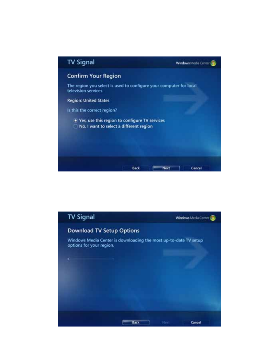 Using mce to set up digital tv | Sony VGX-XL3 User Manual | Page 62 / 96